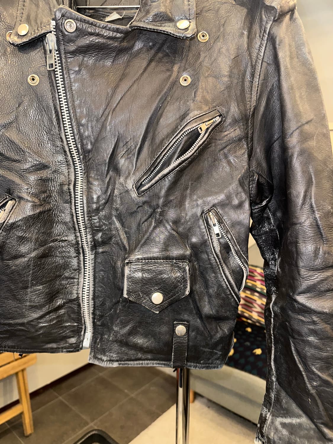 80-90’s Eagle motorcycle real leather JK 상품이미지5