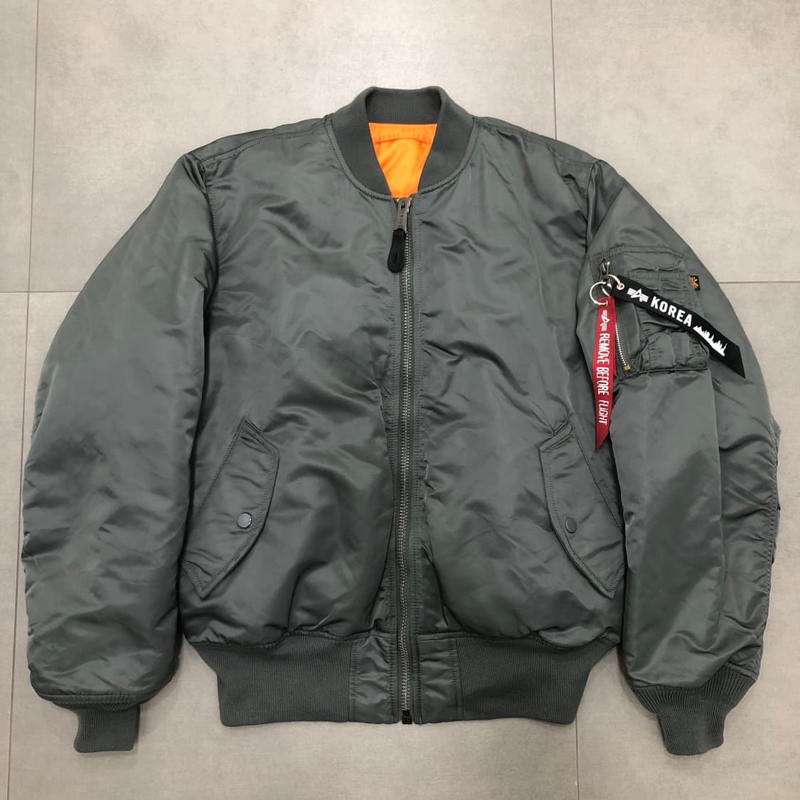 알파인더스트리 ma-1 마원 항공자켓 항공점퍼 M 상품이미지1