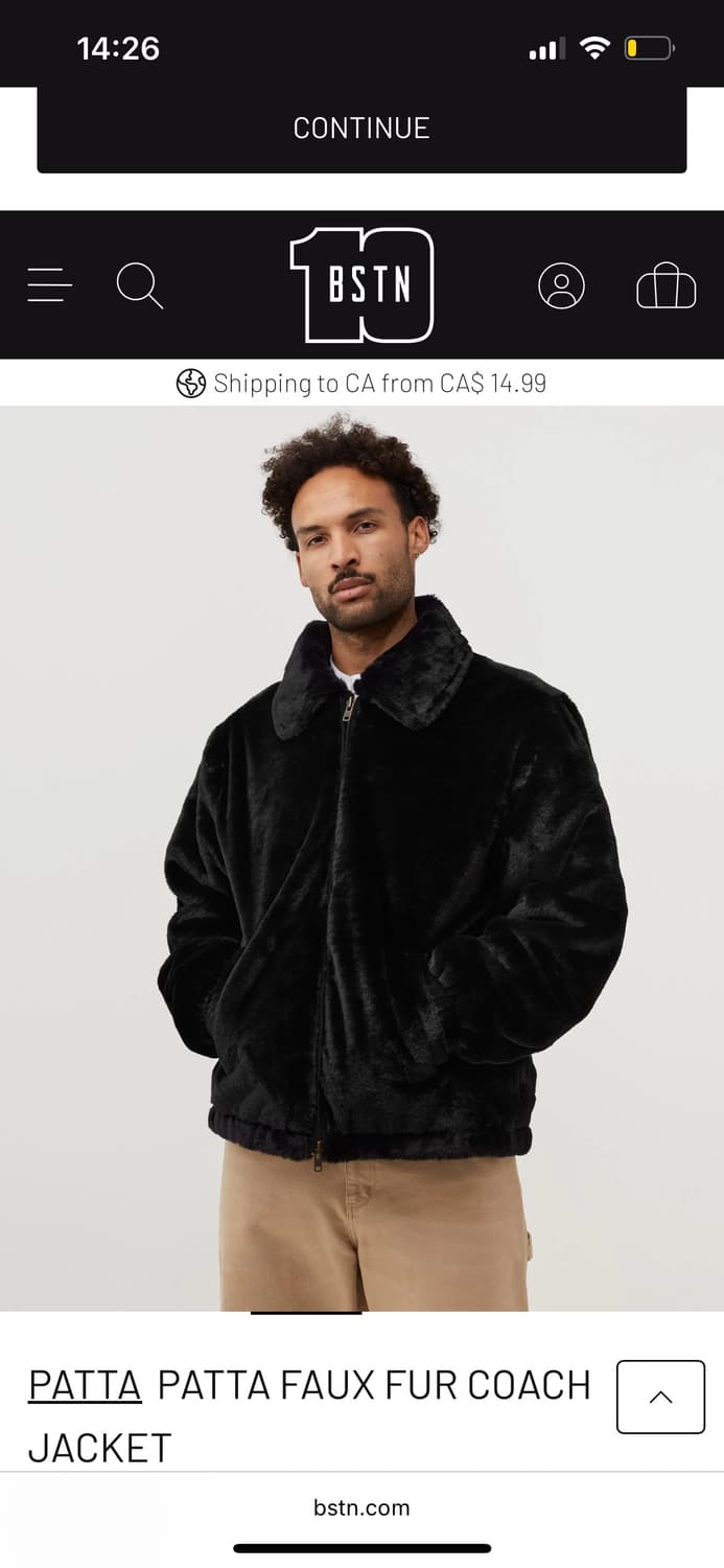 Patta coach fur jacket 상품이미지2
