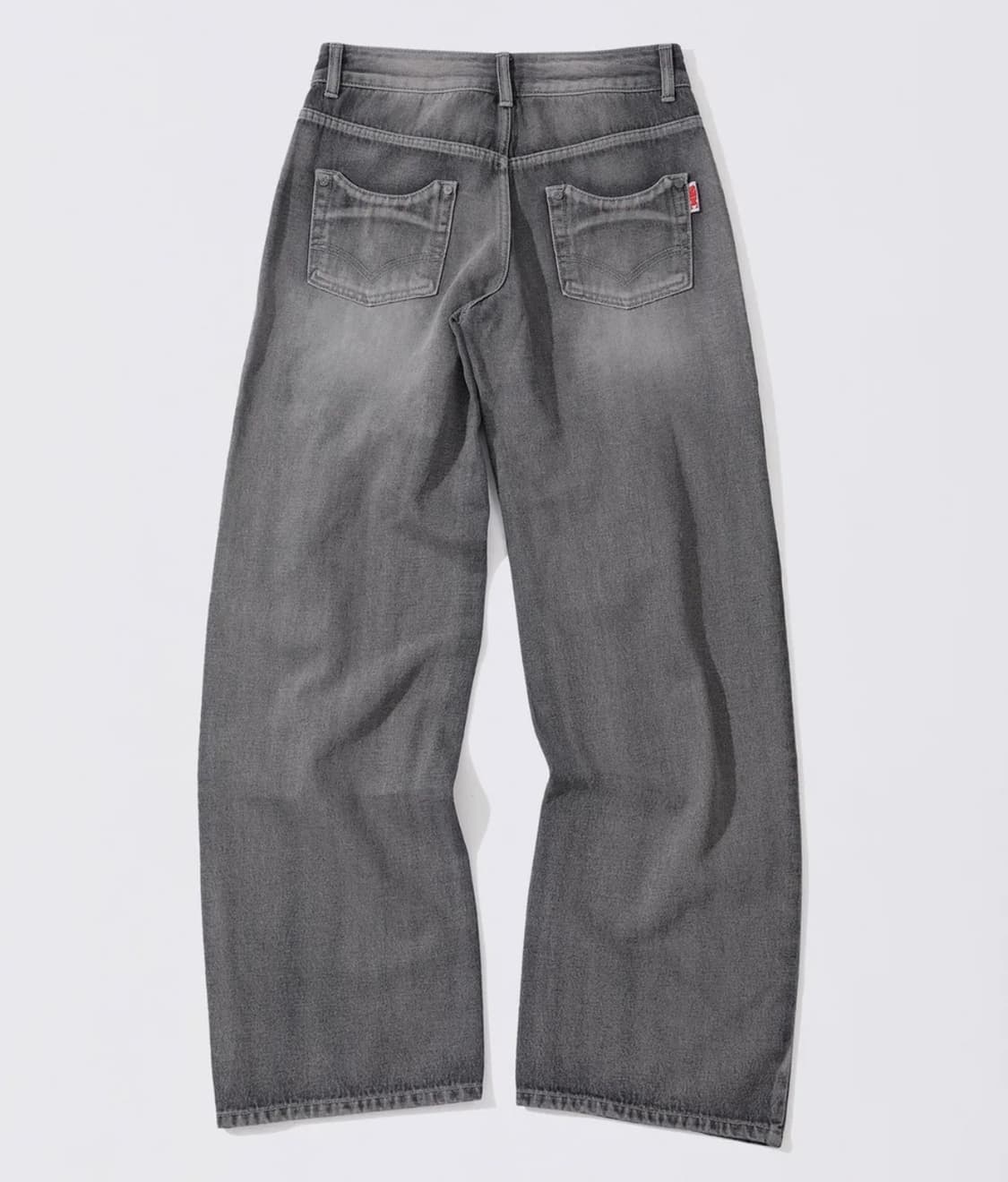 Pintuck Pocket Denim Pants Washed Gray M 상품이미지5