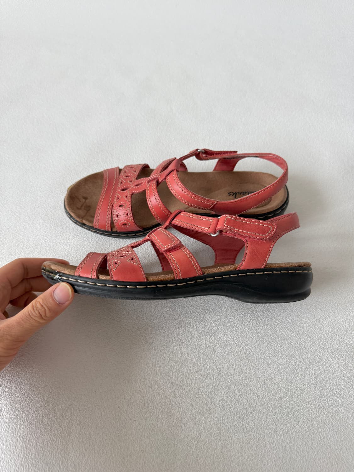 [7M]클락스(Clarks) 레더 샌들 상품이미지1