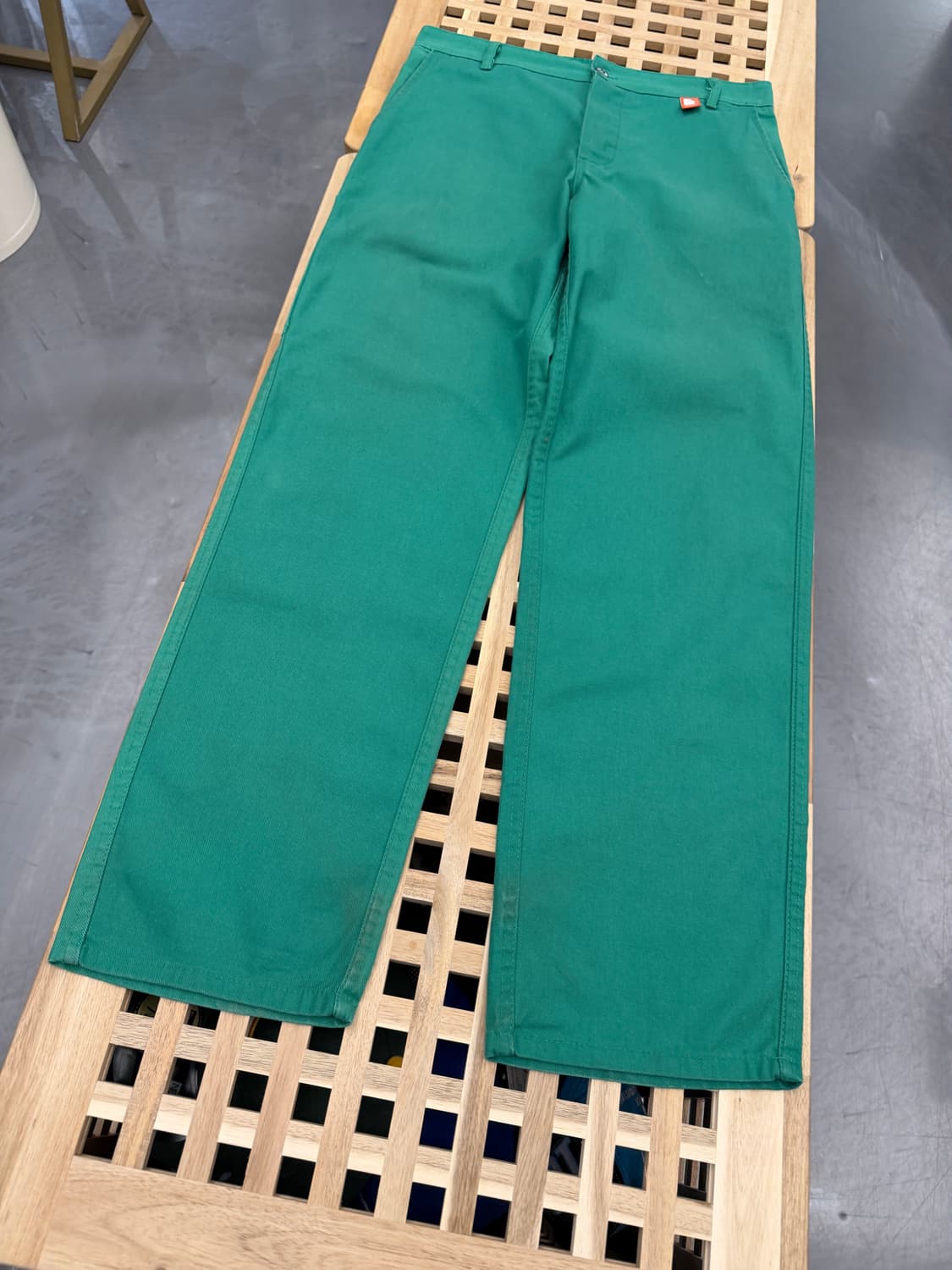 2000s DMD WORKWEAR GREEN FRENCH 프렌치워크팬츠 상품이미지6