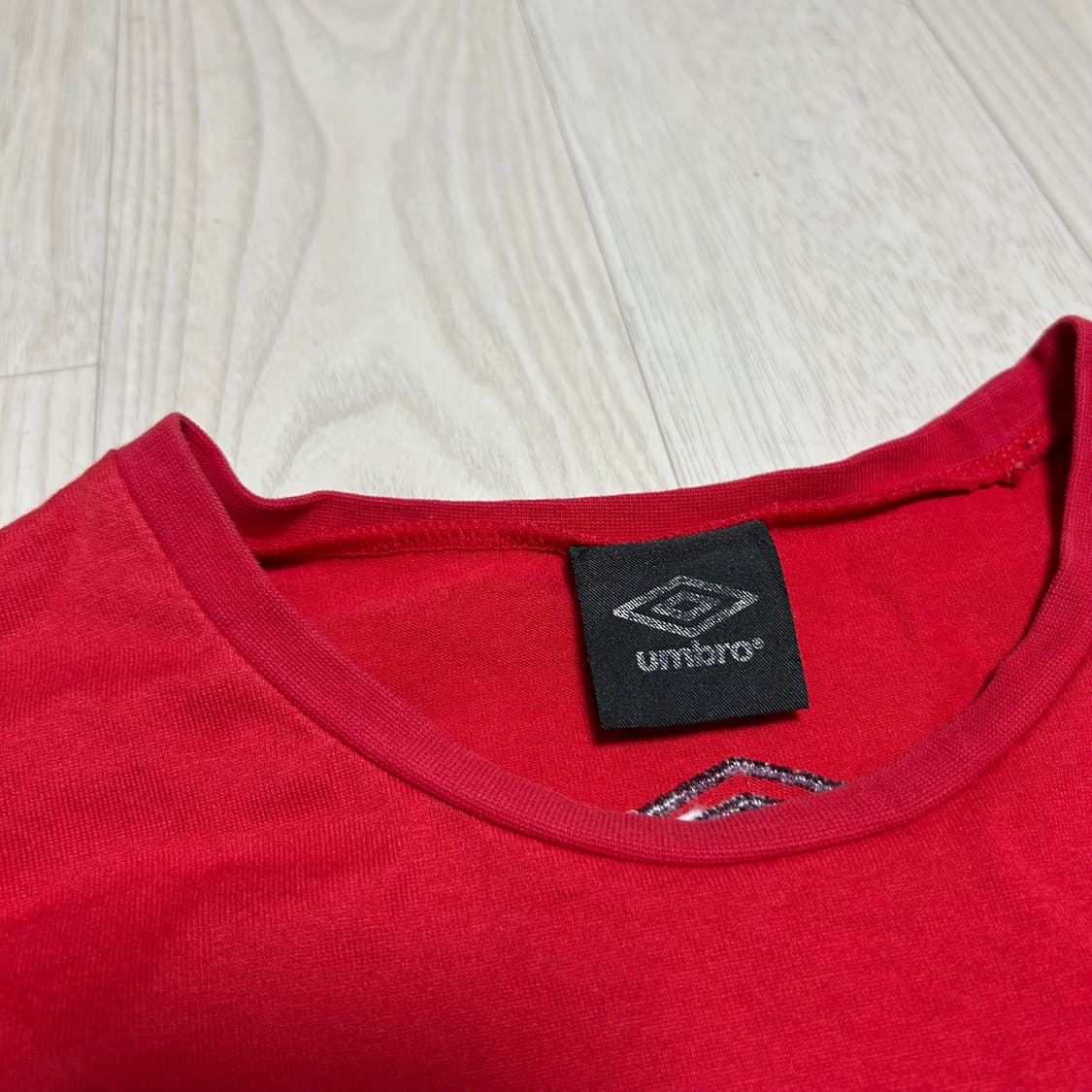 [M] UMBRO 엄브로 재팬 빈티지티셔츠 레드 상품이미지3