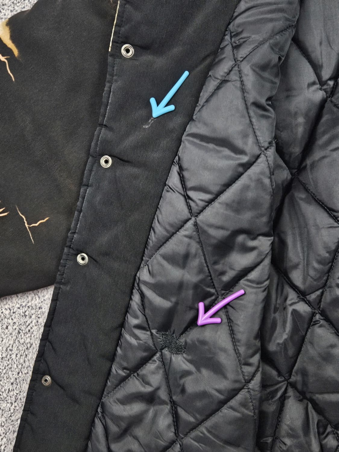 VEEZD 베가본드 일러스트 바시티 자켓 ( XL ) / 9942 상품이미지9