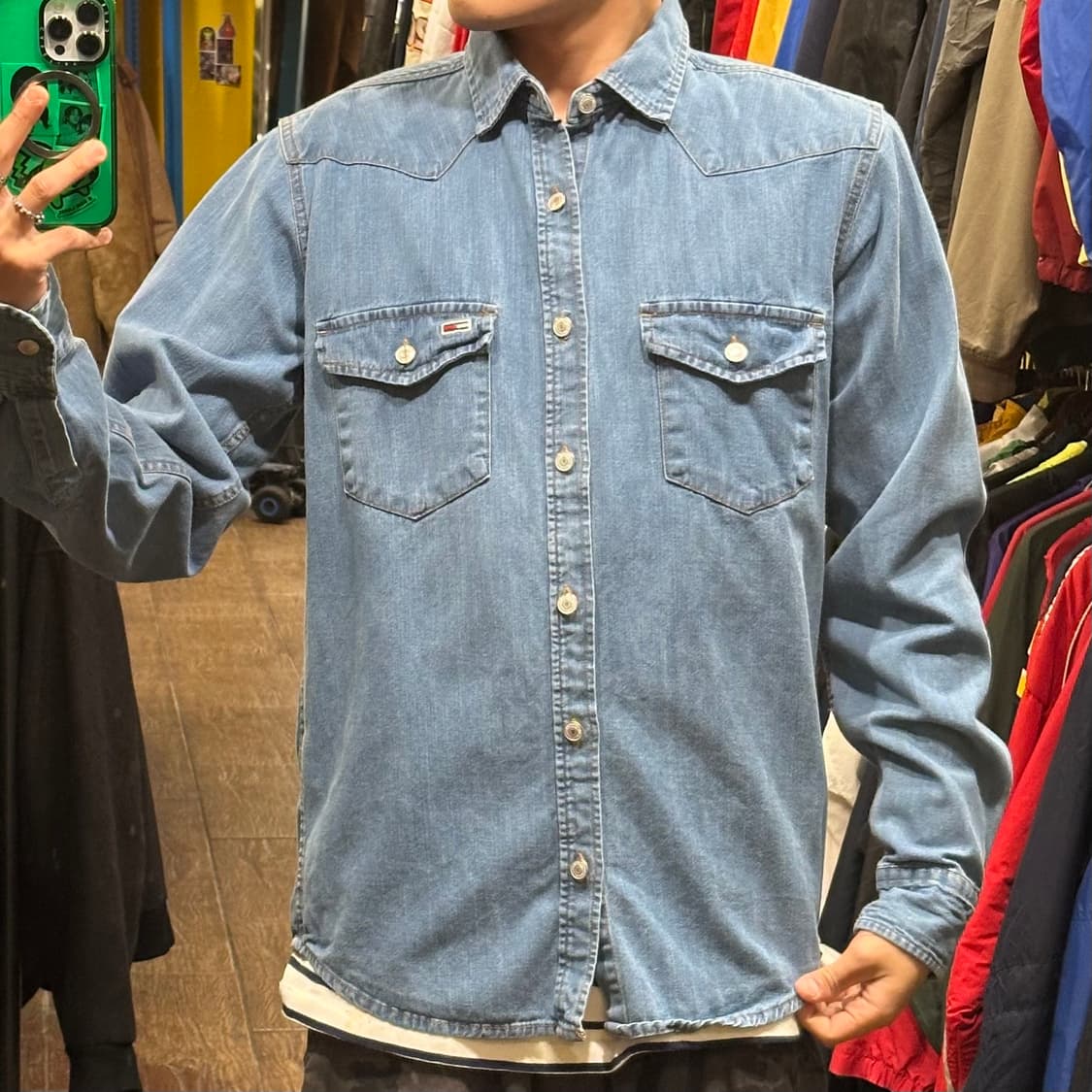 [HI] 타미힐피거 데님셔츠 상품이미지2