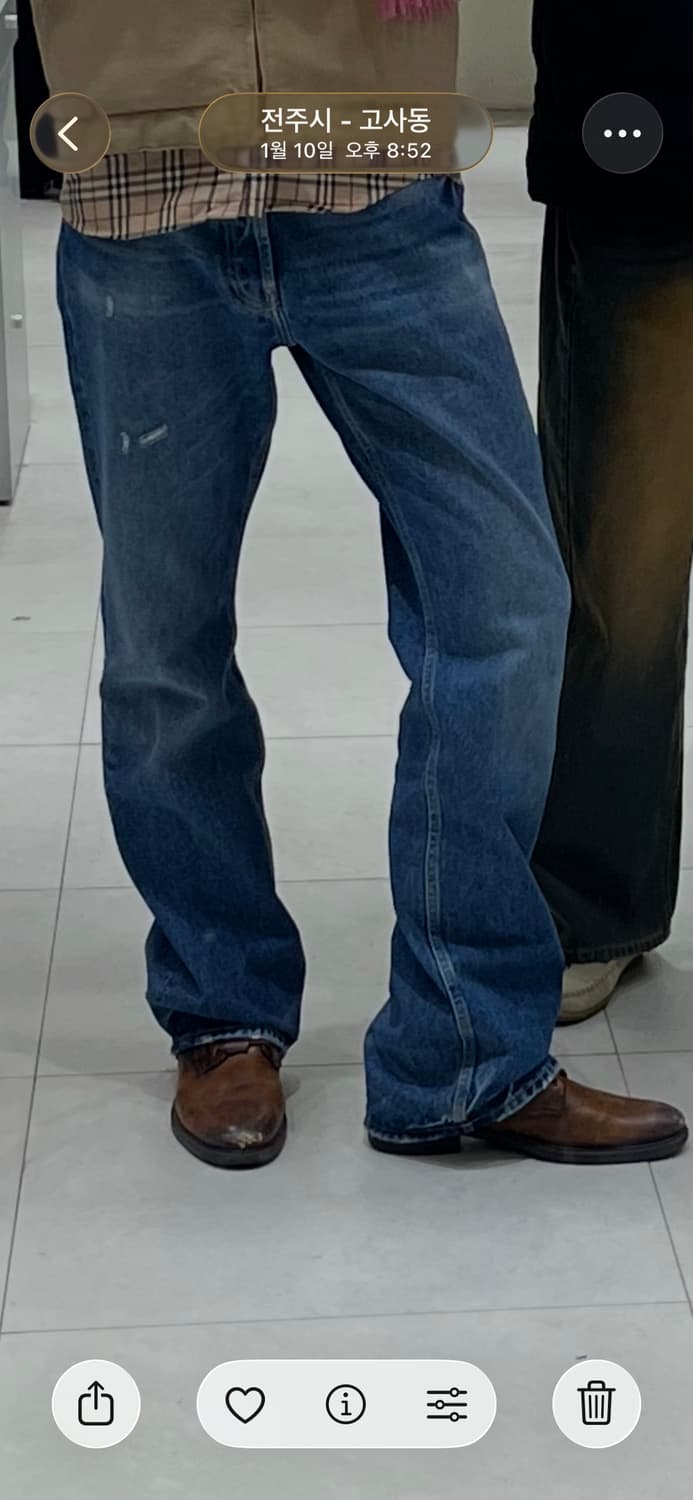 25FW 레귤러핏 진 - 2010M (사연이 있는 개꿀매.. ㅠㅠㅠ) 상품이미지3