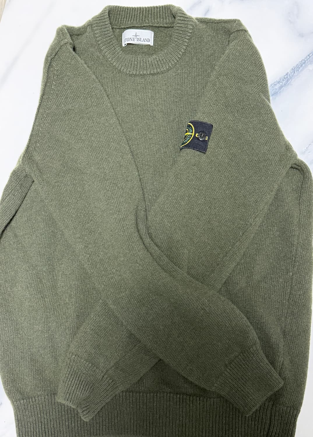 스톤아일랜드 램스울 니트 그린 L 상품이미지2