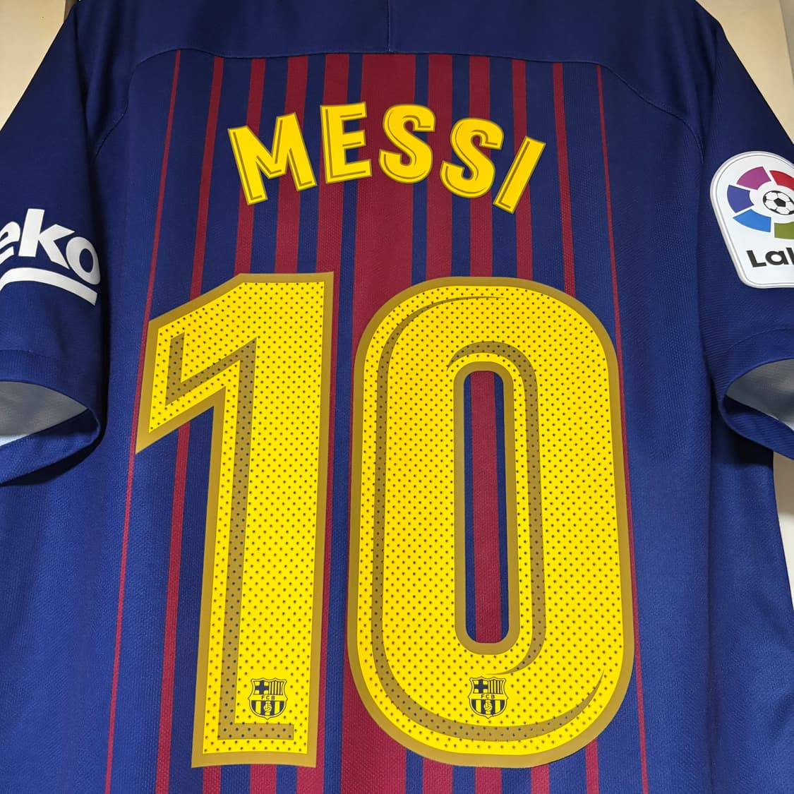 17-18 바르셀로나 홈 리그 메시 유니폼 상품이미지8