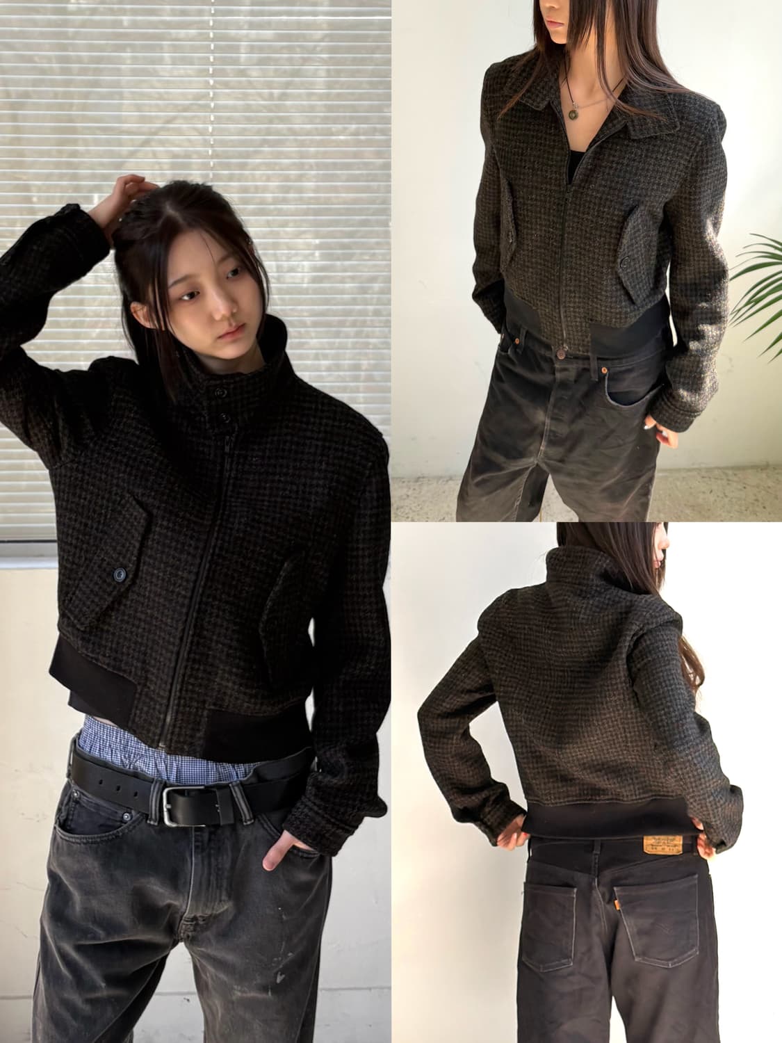 Acne Studios 해리스 트위드 자켓 상품이미지1