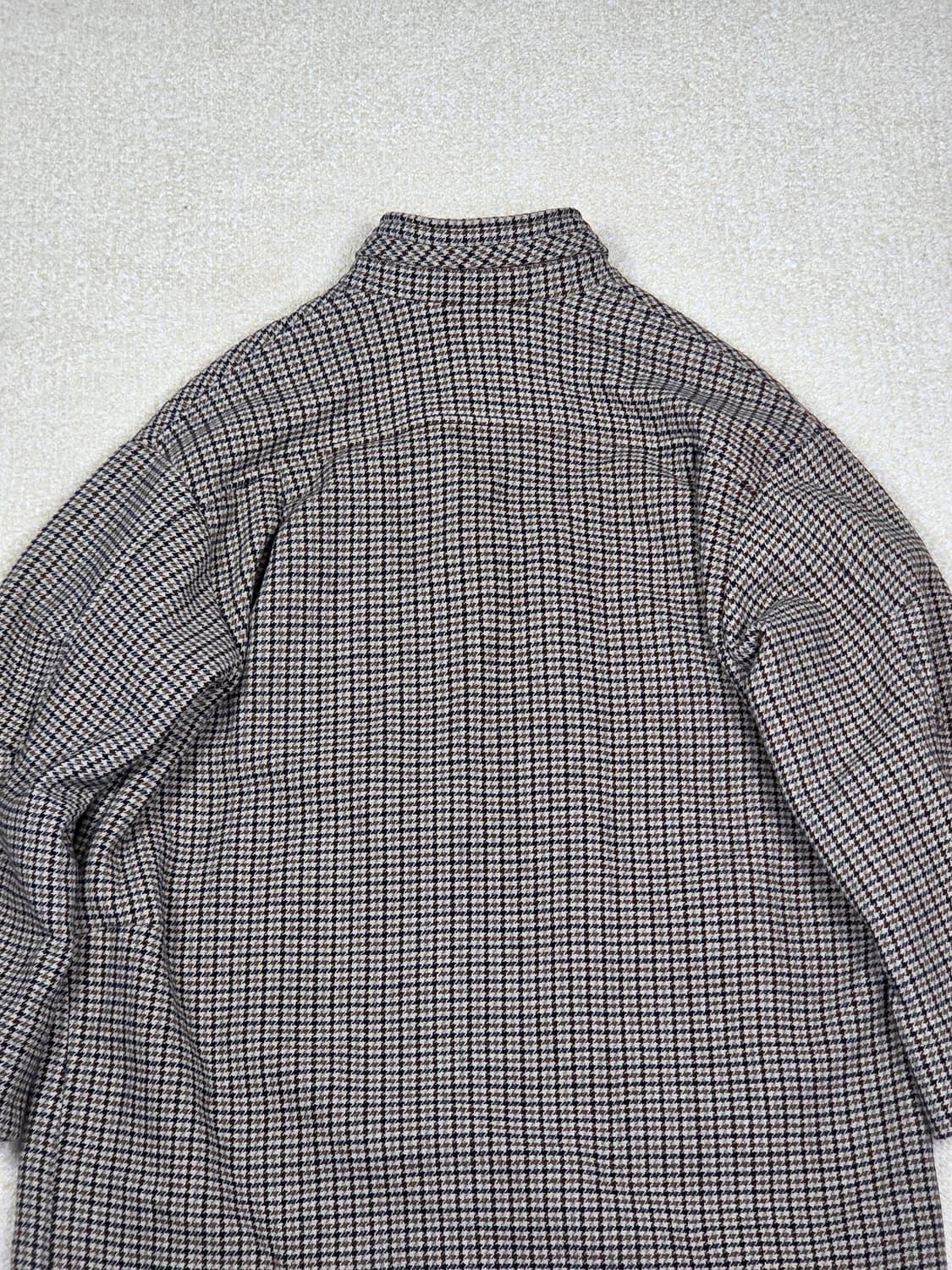 [스튜디오 톰보이] 하운드투스 체크 하이넥 점퍼 코트 | 00232 상품이미지7