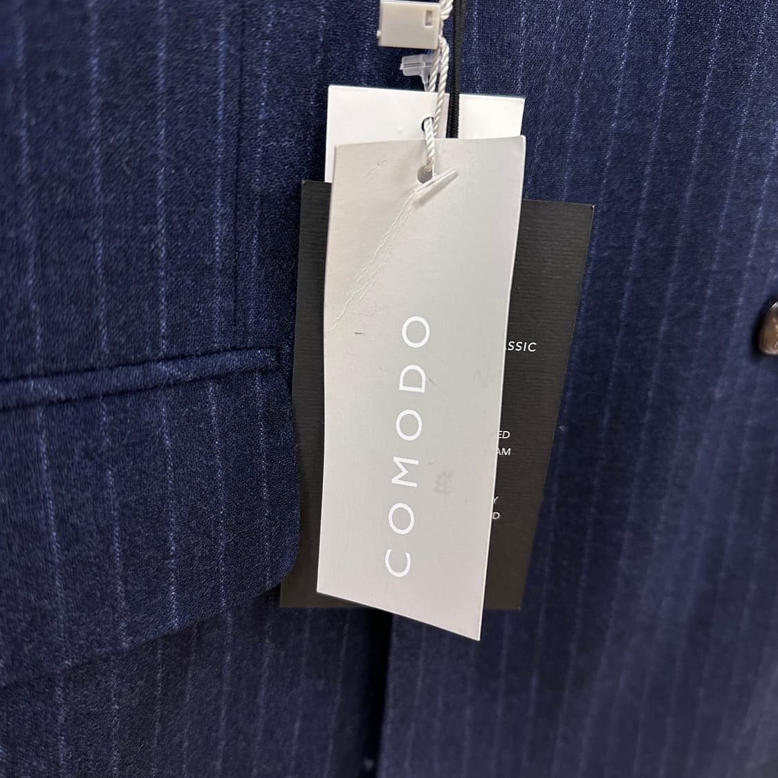 (새상품) 코모도 남성 스트라이프 더블 블레이저 자켓 90-95 J28 상품이미지7