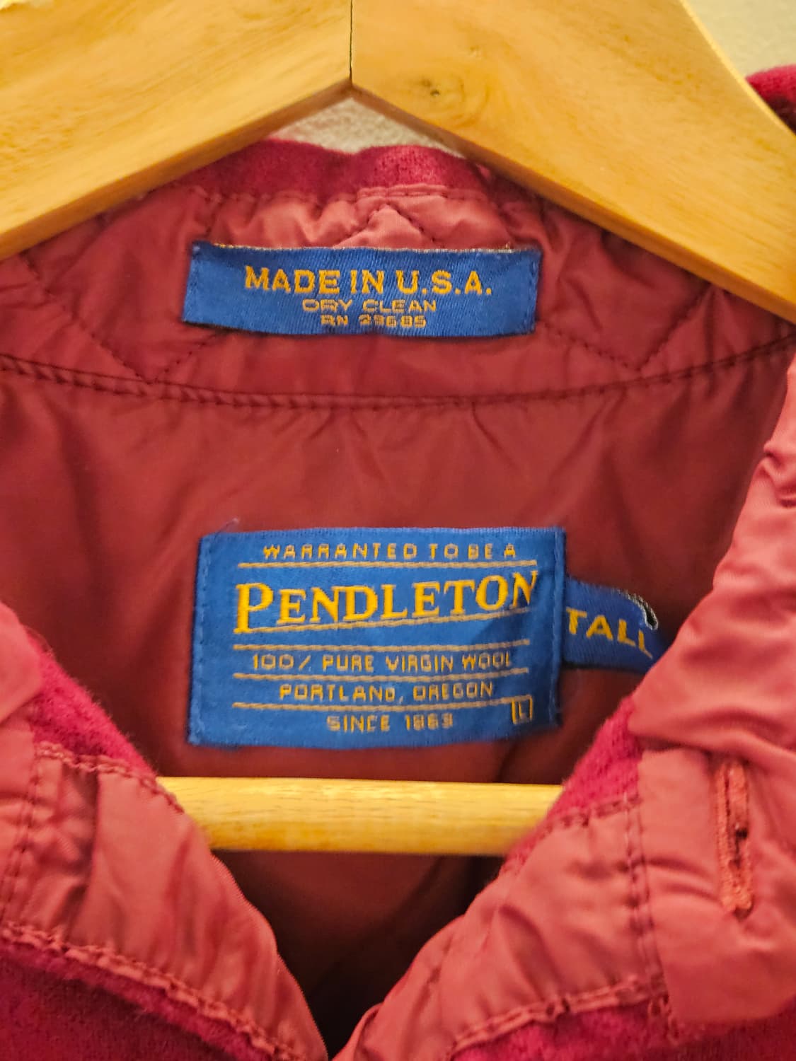 Pendleton 펜들턴 USA 울 카라셔츠 L 상품이미지2