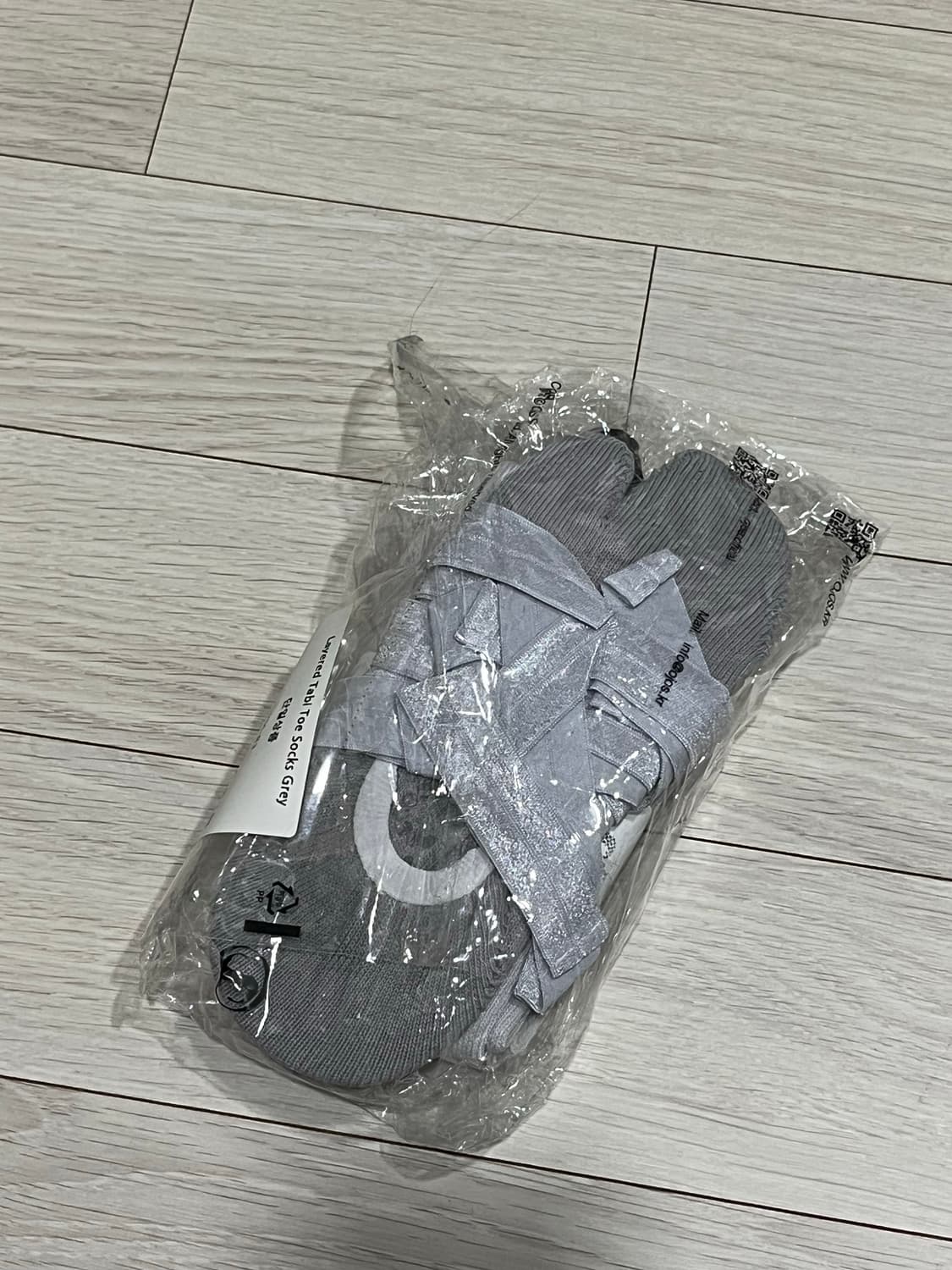 오호스 ojos 레이어드 타비 토 삭스 그레이 미개봉 새상품 상품이미지2