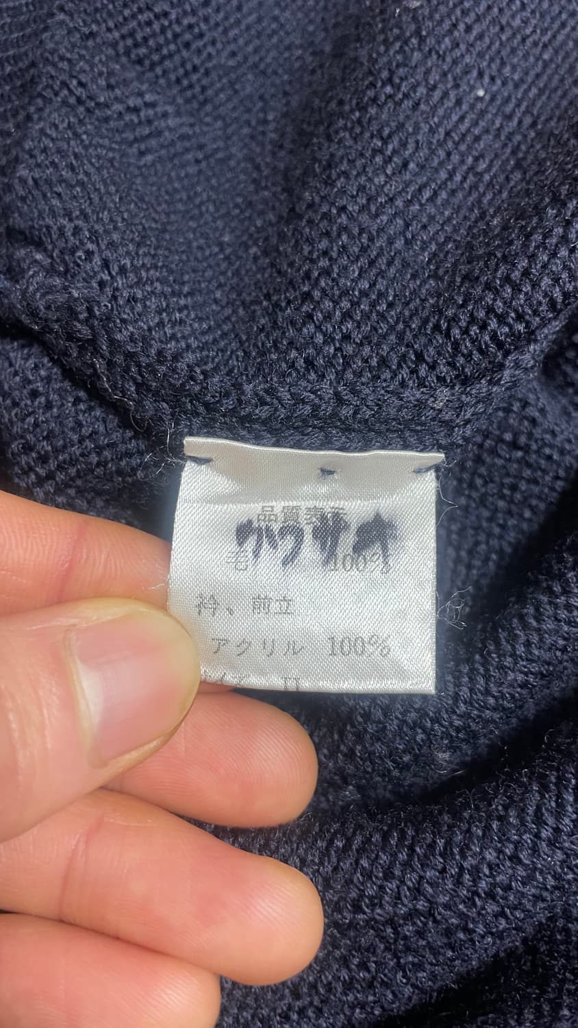 JPN 90s 일본 빈티지 비즈 플라워 자수 니트 가디건 상품이미지7