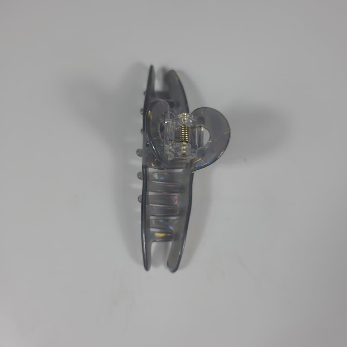 [새상품] 블랙 오로라 홀로그램 그레이 집게핀 헤어 악세사리 상품이미지3