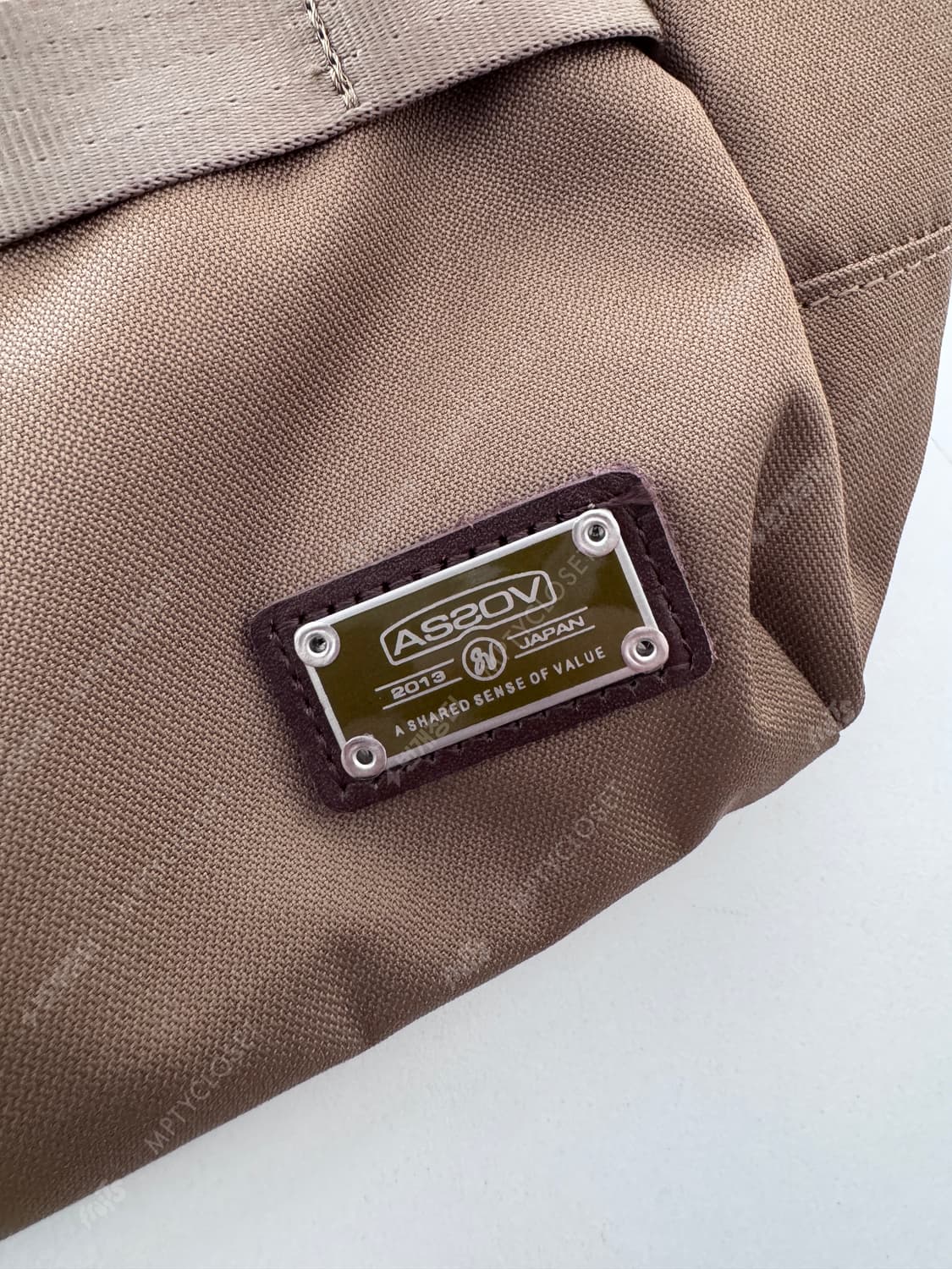 아소브 AS2OV 코듀라 도비 305D 투웨이 백 카키 상품이미지5