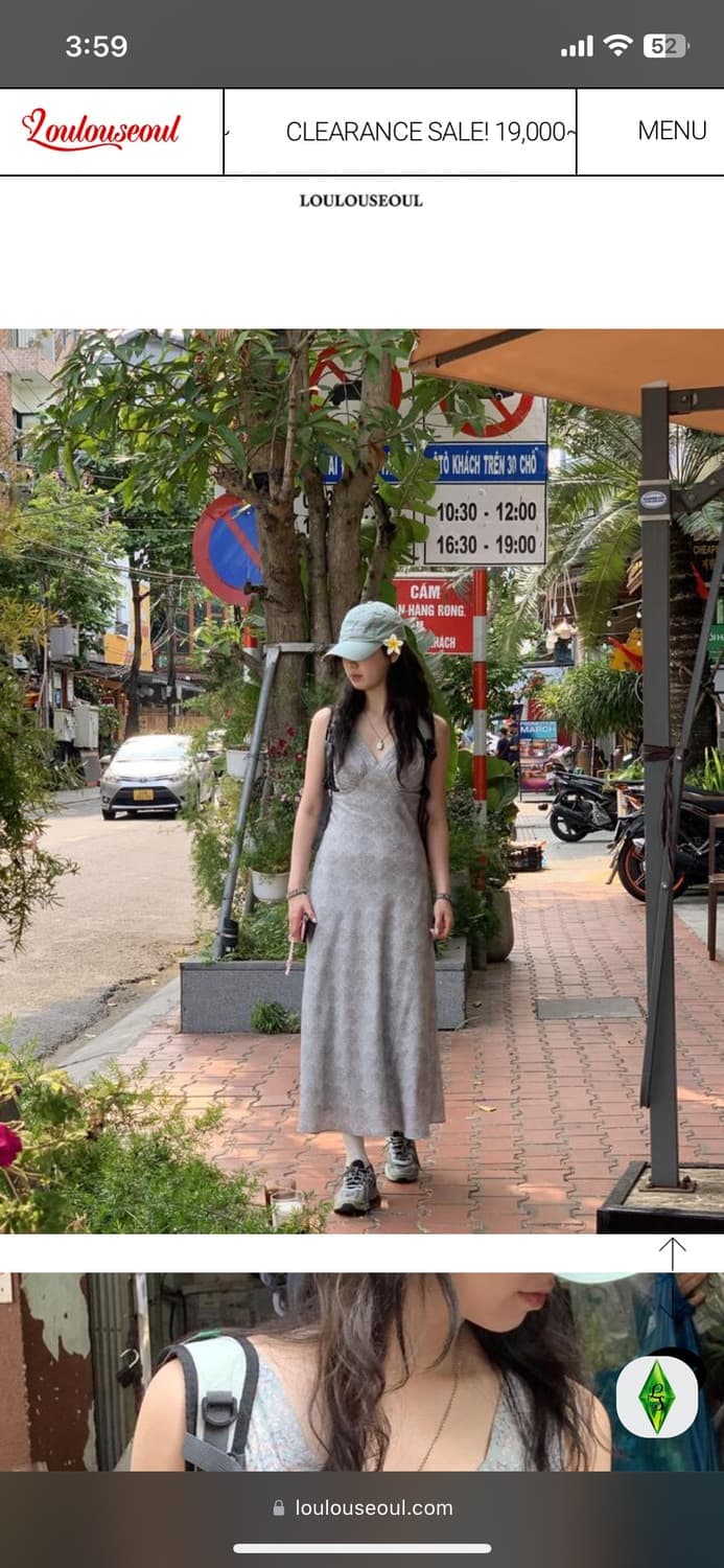 루루서울 Mintccino dress 사이즈S 
 상품이미지1
