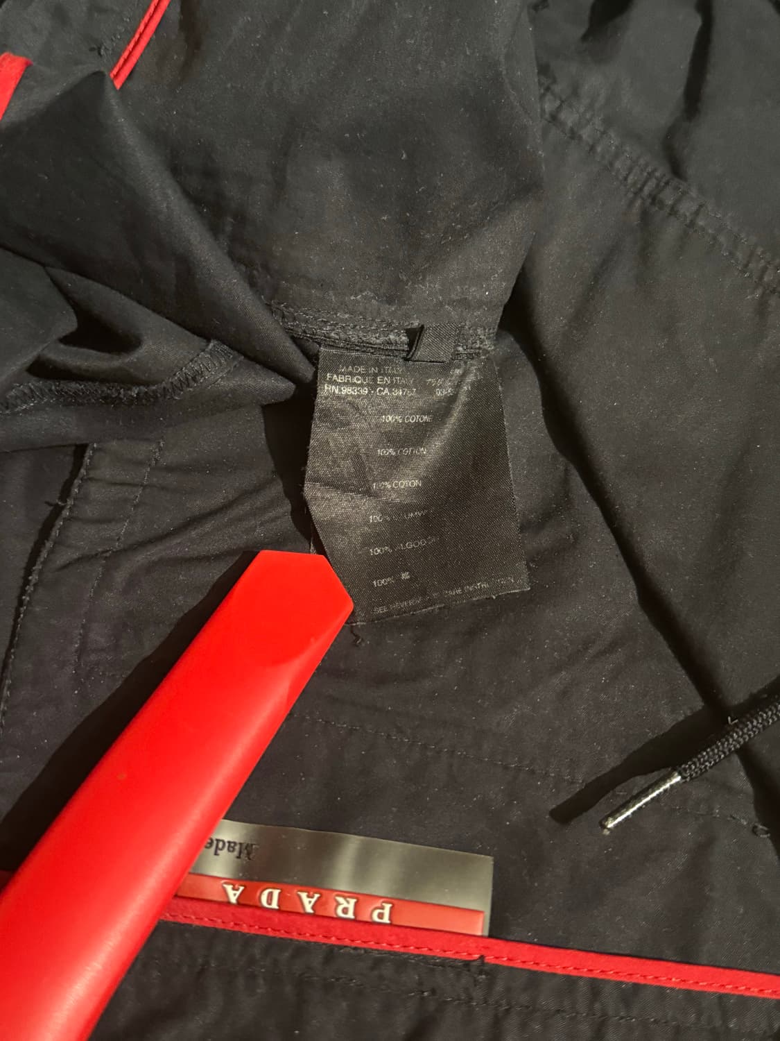 프라다 스포츠 코튼 팬츠 상품이미지4