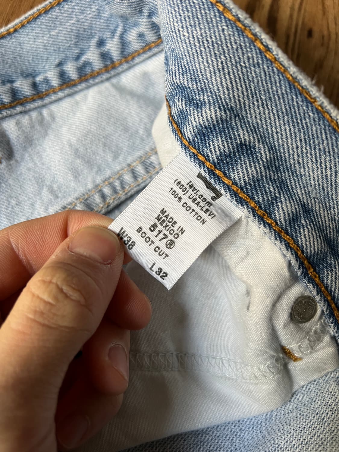 [38]리바이스 517 라이트블루 플레어진 F6 상품이미지7