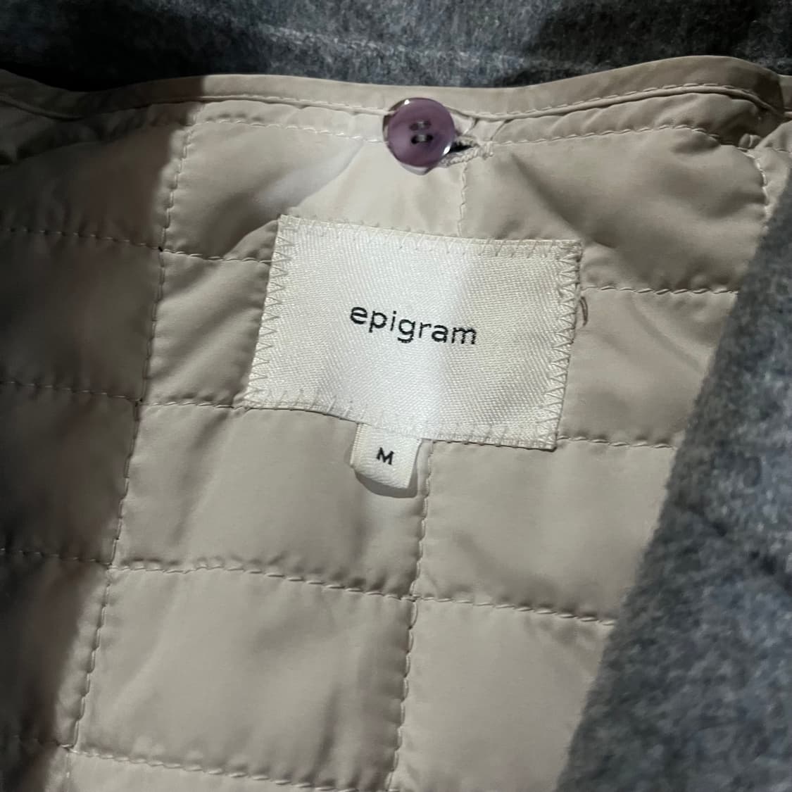 [105] 에피그램 내피 캐시미어 코트 상품이미지3