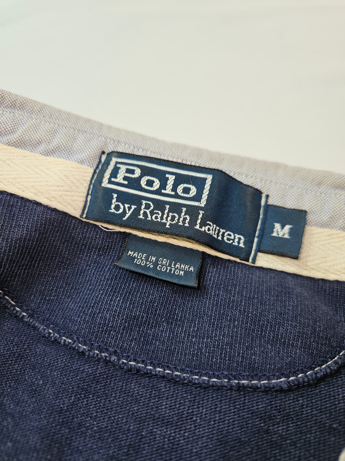 폴로 랄프로렌 럭비티 USA 미국 빈티지 카라티 오렌지 M 상품이미지3