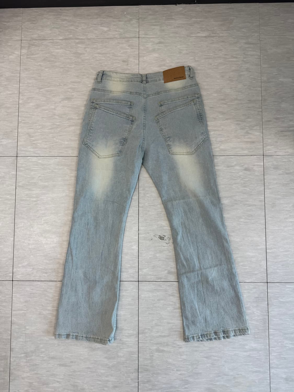 더블 백 포켓 크림 플레어진  상품이미지4