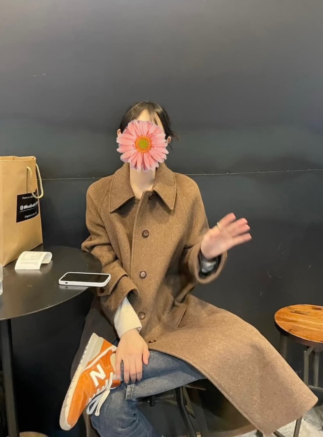 블랭크룸 우먼 엘리코트 브라운 상품이미지1