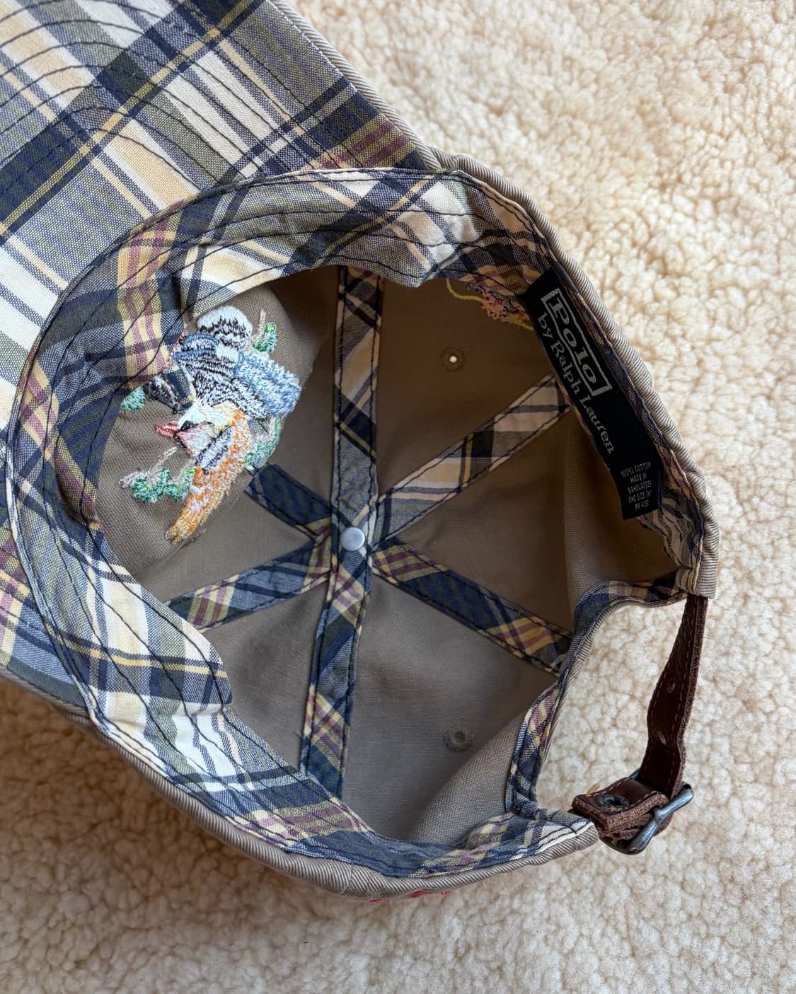 폴로 데미지 자수 캡 상품이미지6