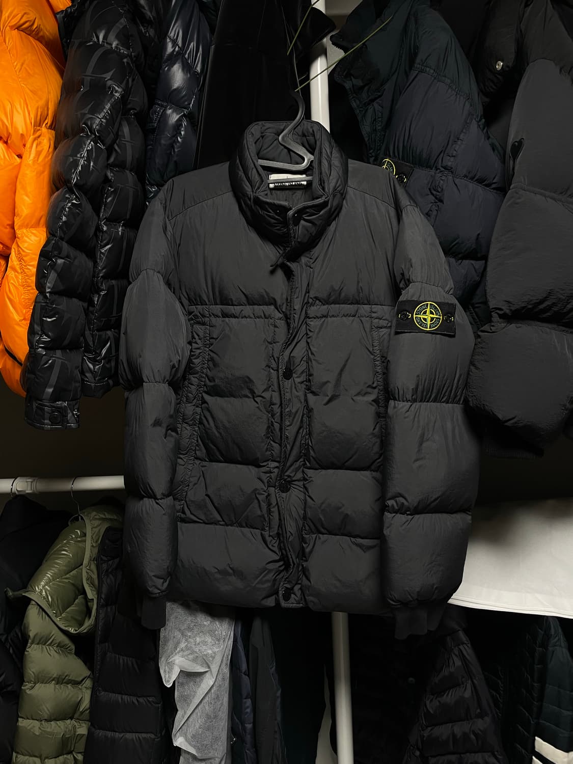 [M사이즈] 20FW 스톤아일랜드 크링클랩스 다운 패딩 자켓 상품이미지1