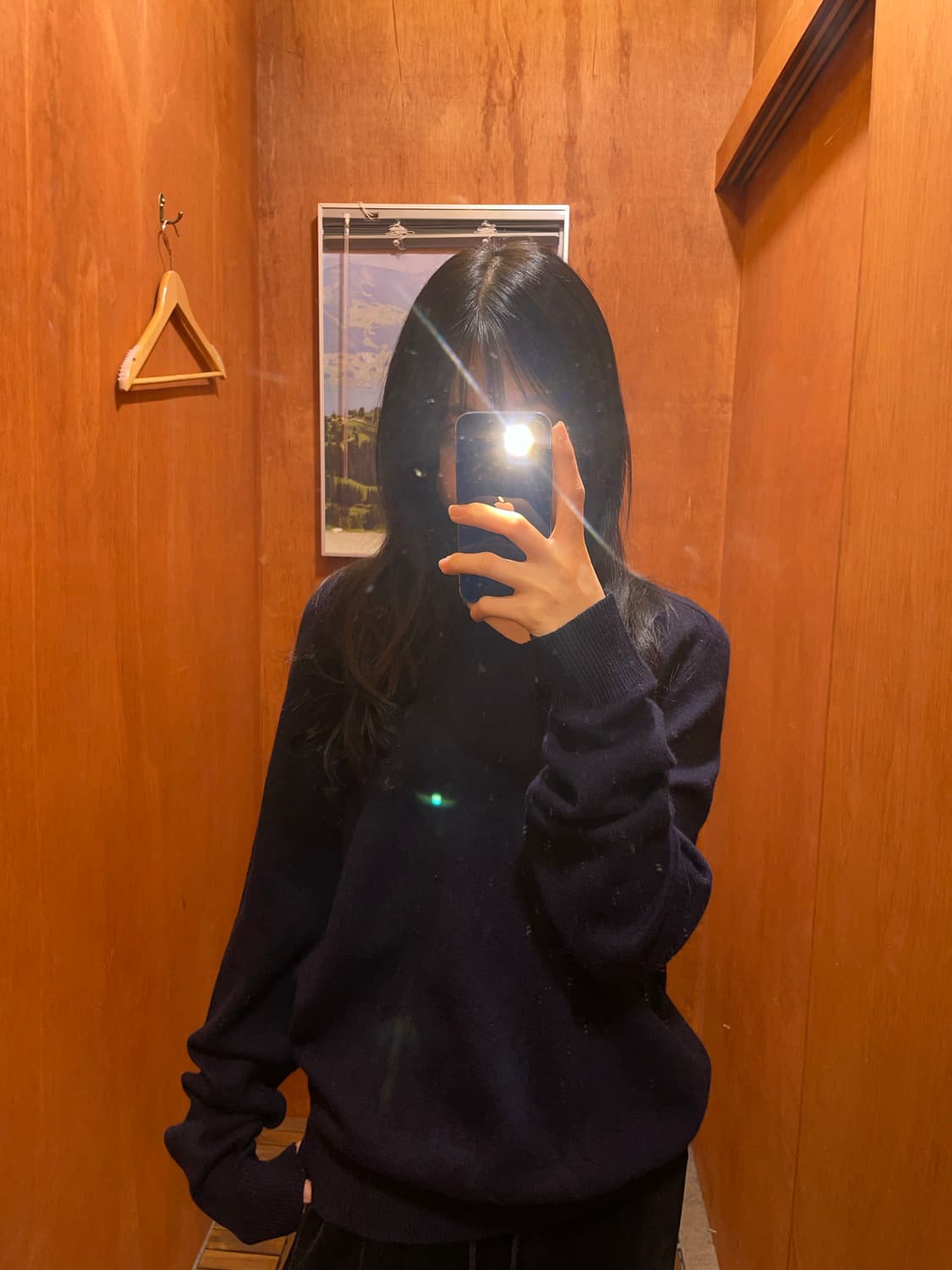 (M) L.L.Bean 엘엘빈 울 브이넥 니트 상품이미지1