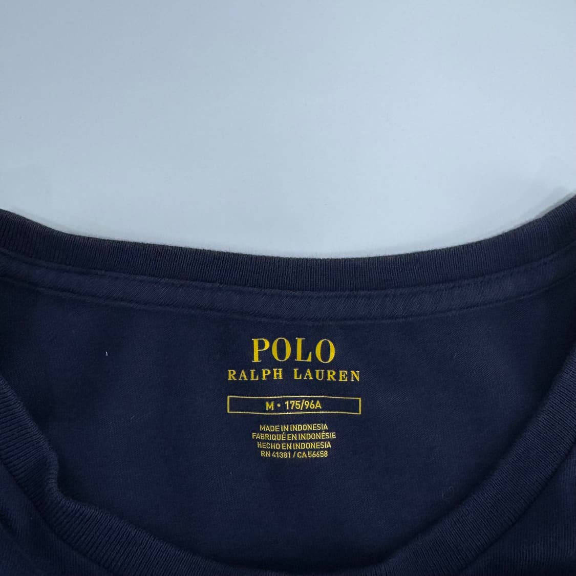 Polo 폴로 화이트 빅포니 네이비 반팔티 상품이미지5