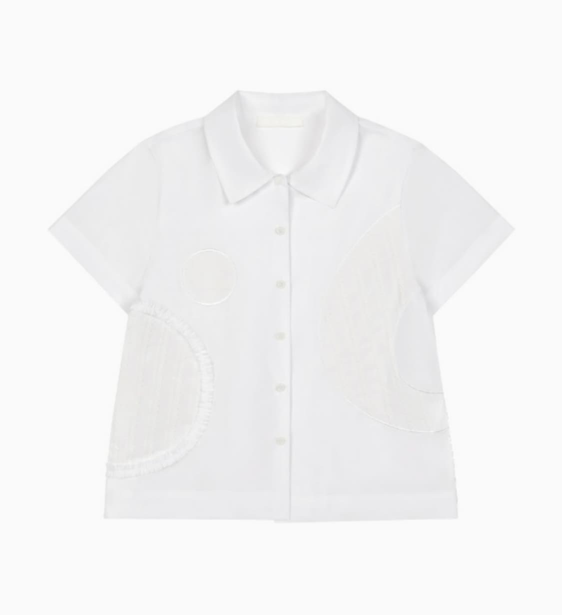 오헤시오 포인트 프릴 셔츠 상품이미지2