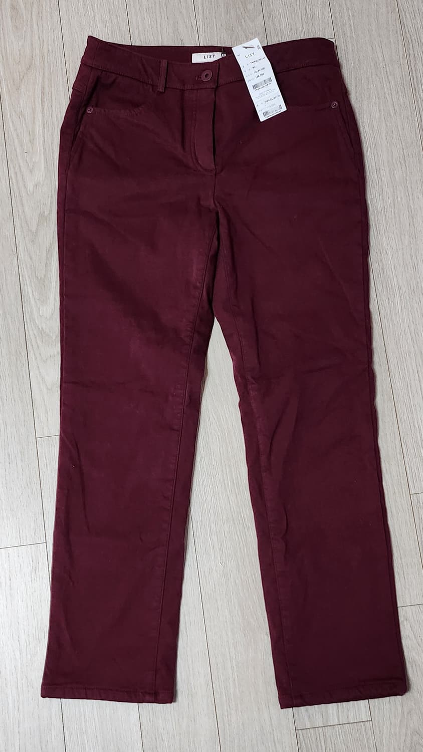 LIST 여성 버건디 바지 상품이미지1