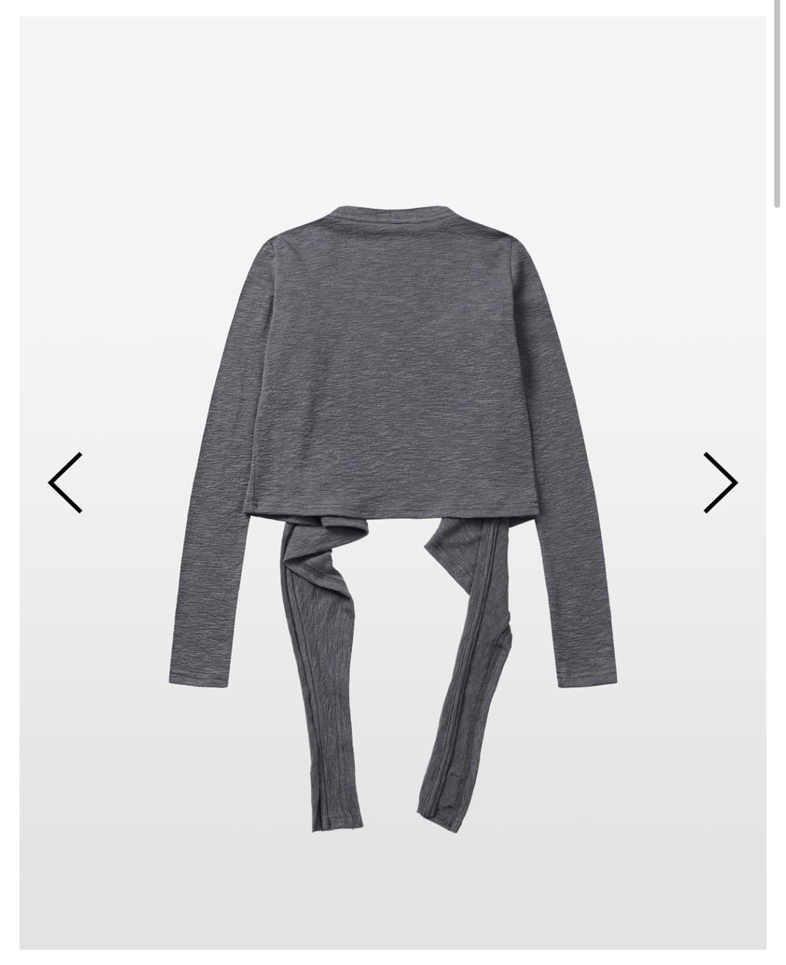 킴서울 ESSENSE KNIT WRAP CARDIGAN 블루차콜 상품이미지2