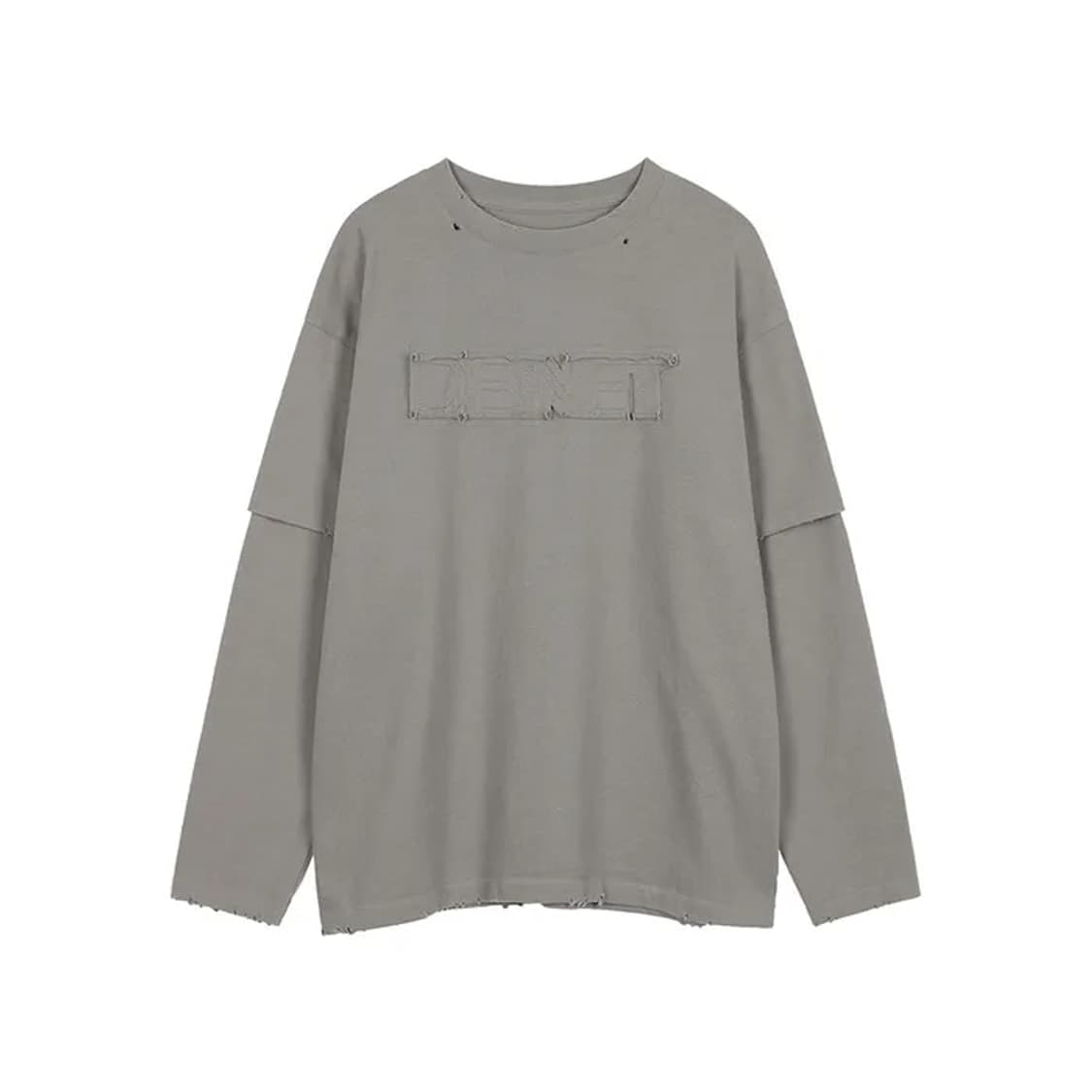 DEINET 다이닛 레이어드 데미지 티 상품이미지2