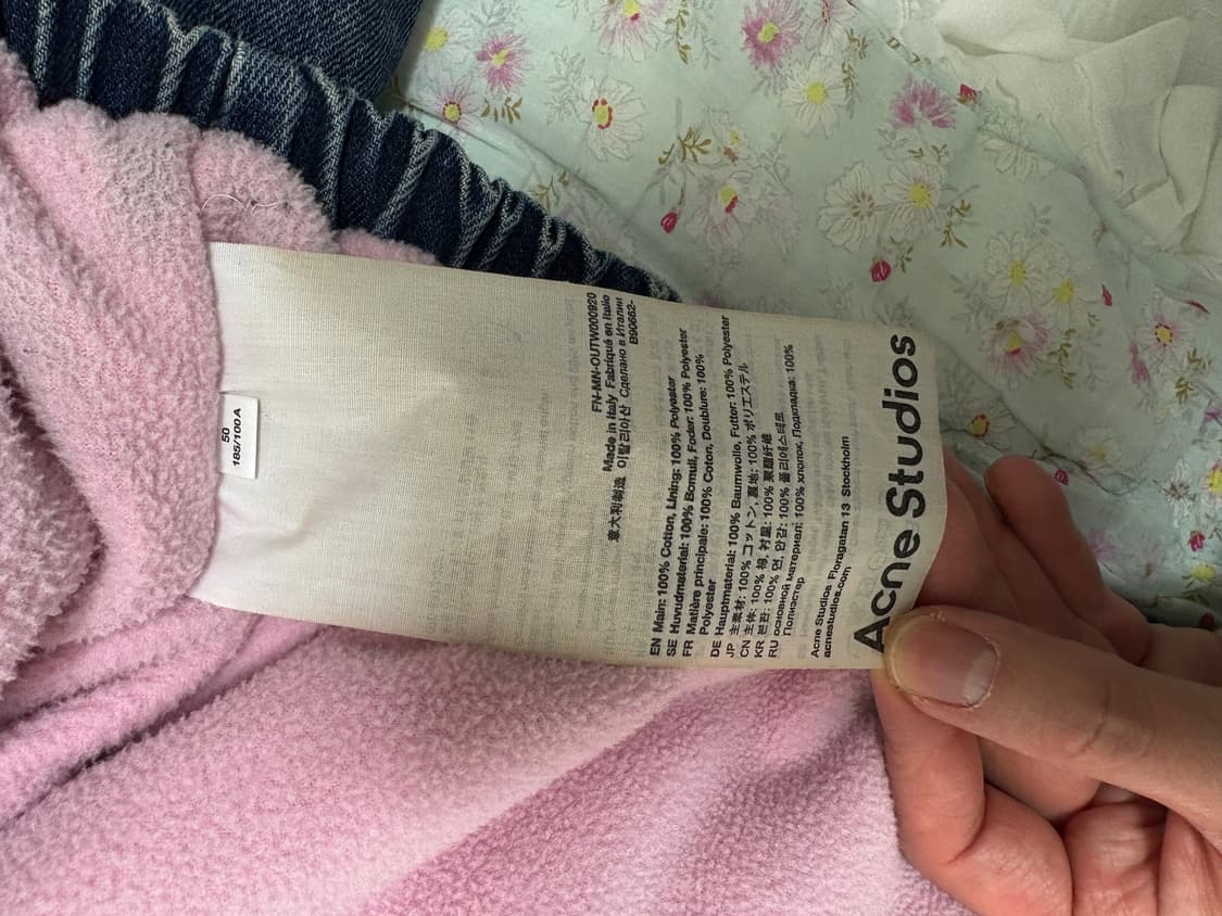 아크네스튜디오 패디드 데님 봄버 자켓 (50, 105) 상품이미지5