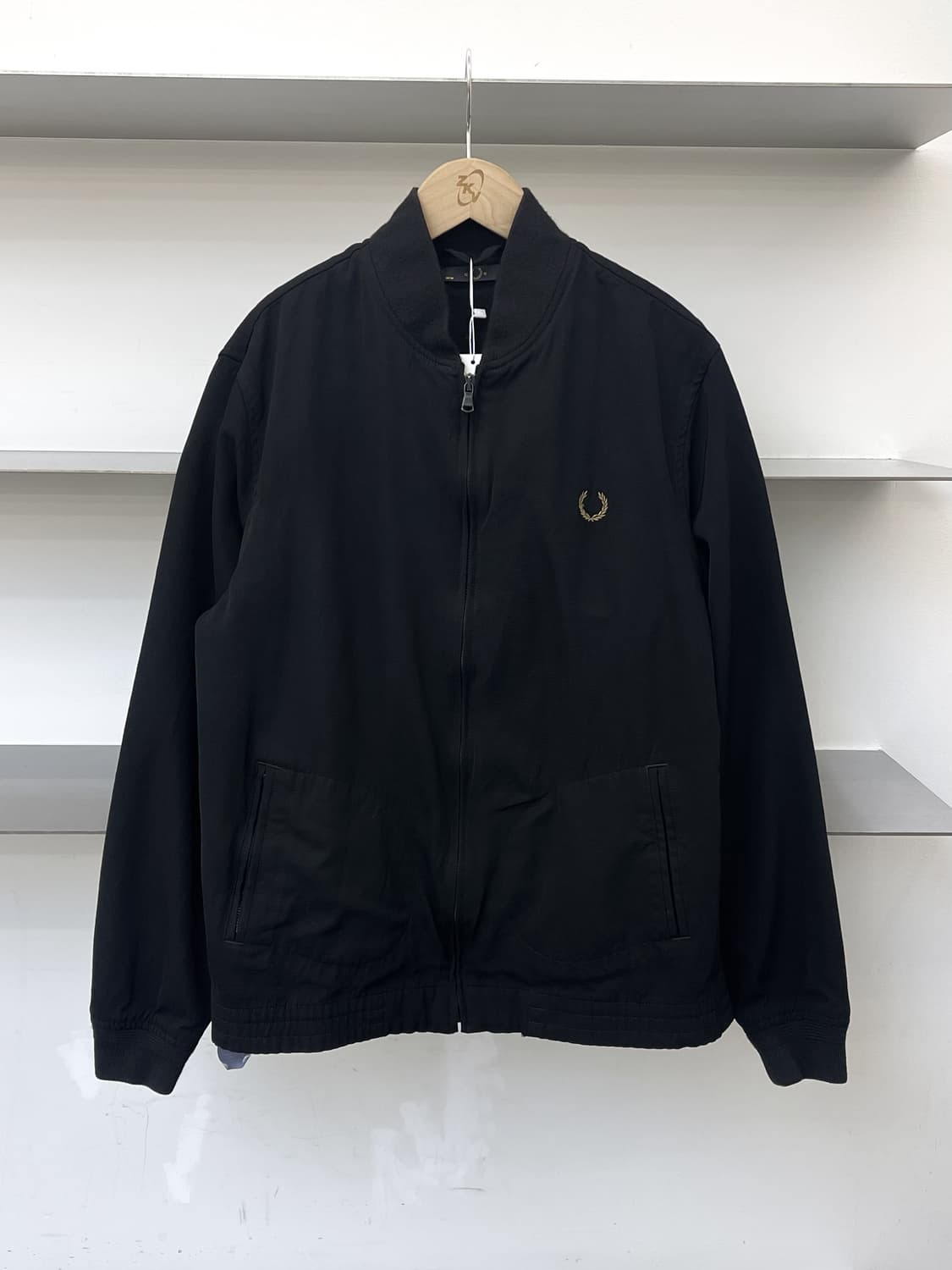 프레드 페리 월계수 울 블루종 자켓 상품이미지1
