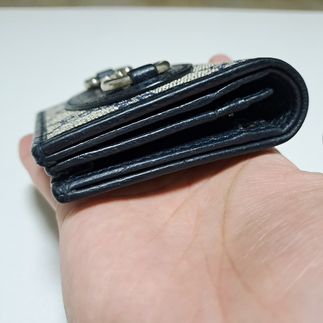 [100%/정품] 구찌 홀스빗 네이비 은장 지갑, 구찌지갑,구찌카드지갑 상품이미지6