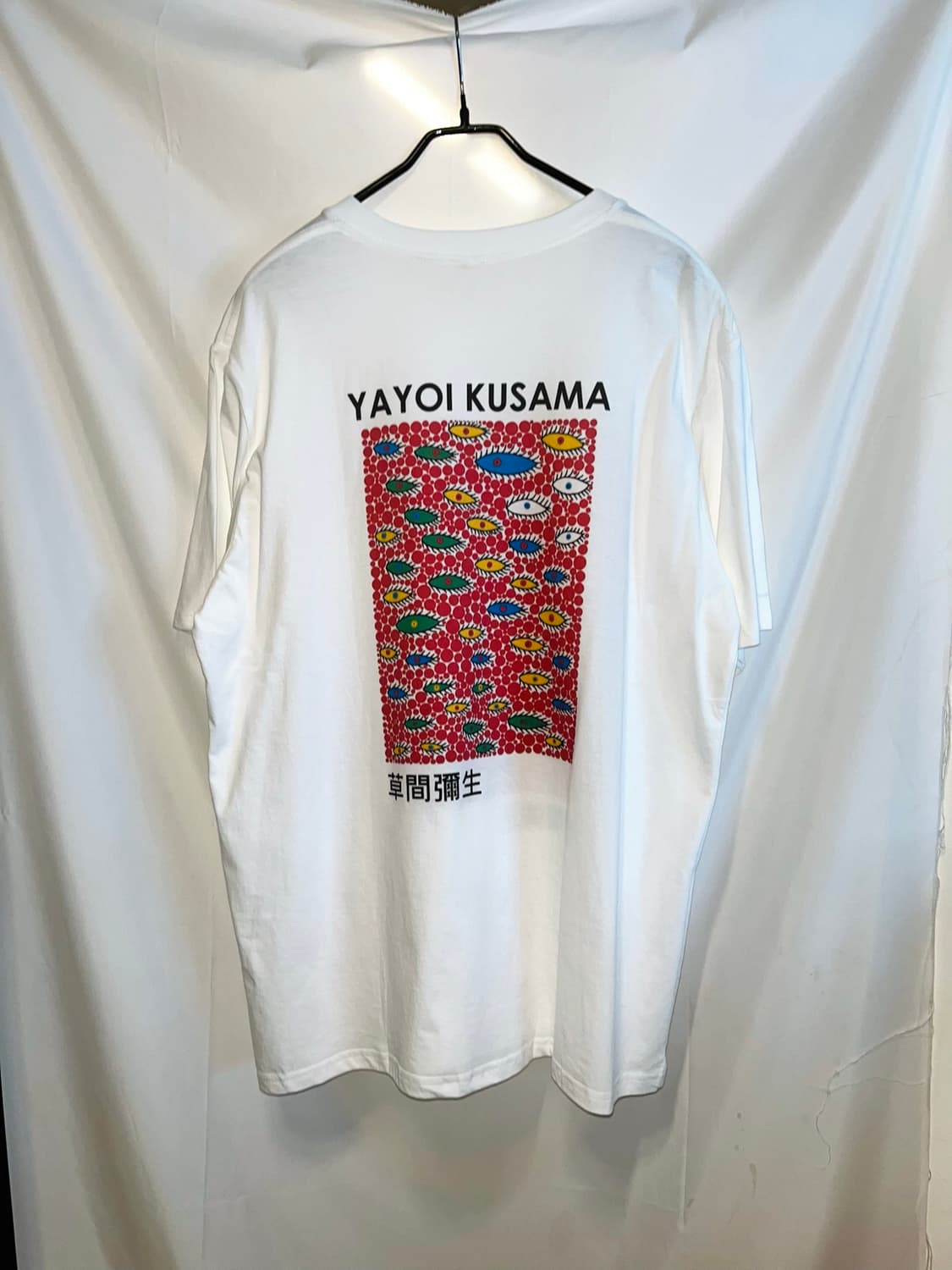 Kusama Yayoi 쿠사마 야요이 도트 아이즈 아트 반팔 티셔츠  상품이미지3