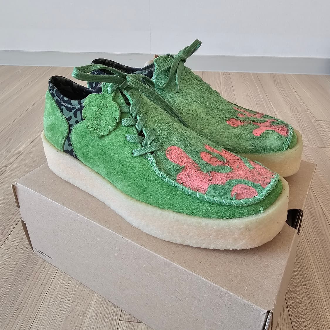 270 새제품) 클락스 오리지널스 x 살레헤 벰버리 러거 컵솔 다크 그린 상품이미지4