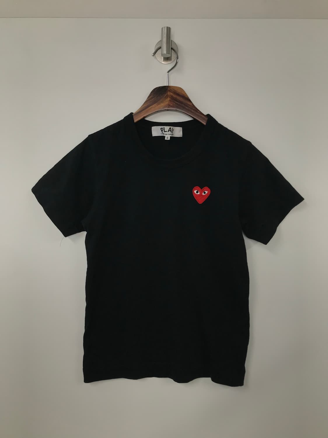 꼼데가르송 플레이 블랙 반팔 티셔츠 상품이미지2