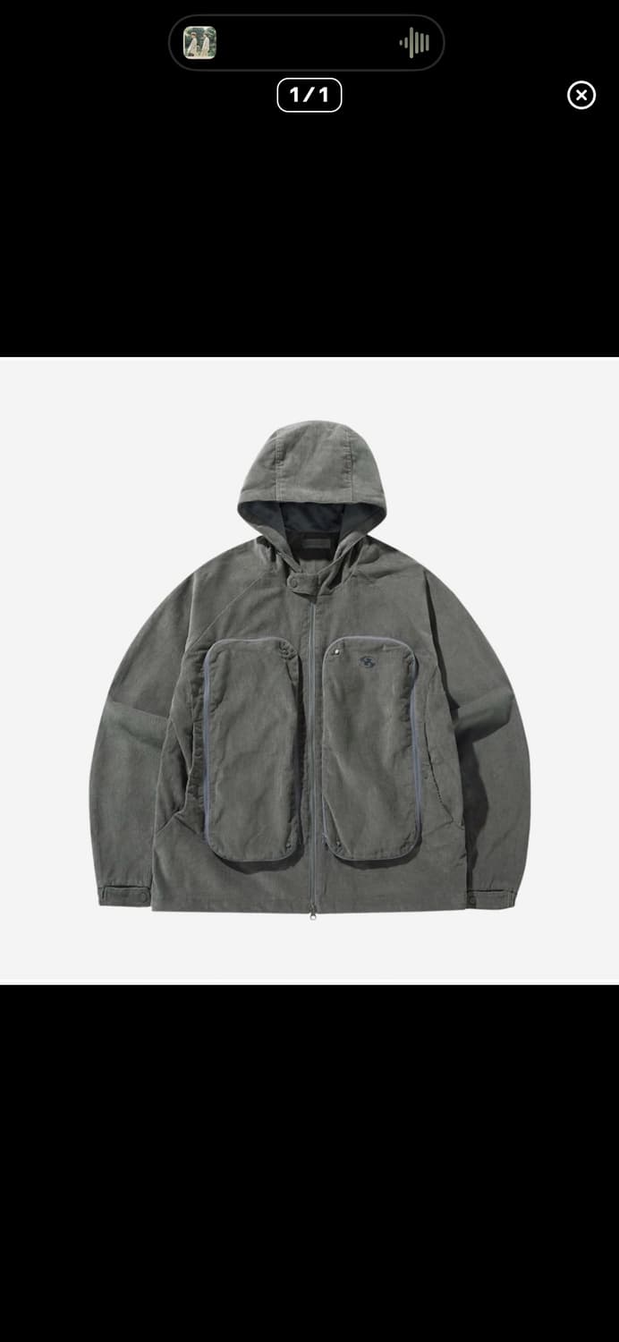 산산기어 코듀로이 자켓 그레이 2사이즈 구합니다 상품이미지1