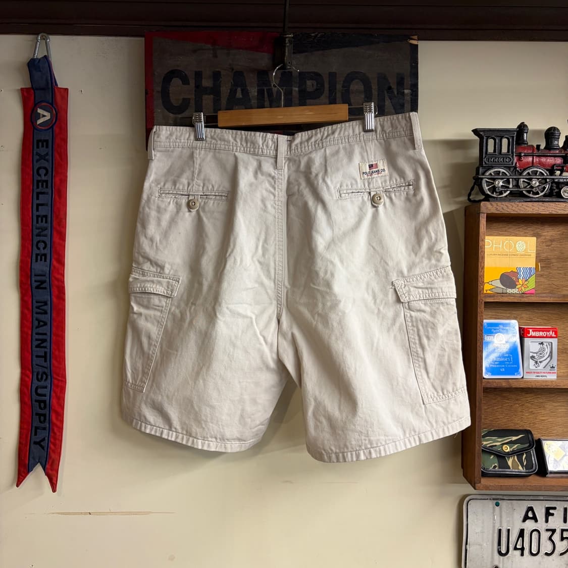 Polo Cargo Shorts White 38 Size 260506-5 상품이미지5