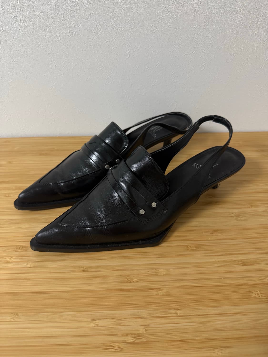막 마드 Stud slingback black  상품이미지2