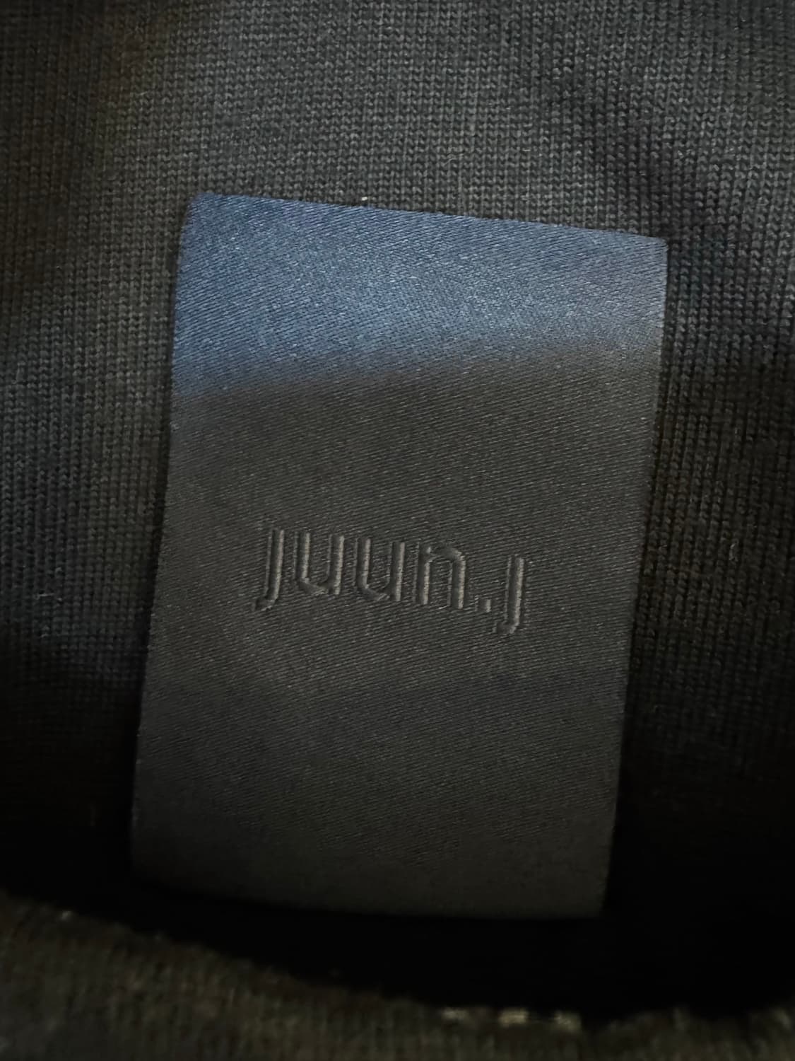 (M)Juun.J 준지 20FW 오버사이즈 레이어드 반팔티 블랙 상품이미지5