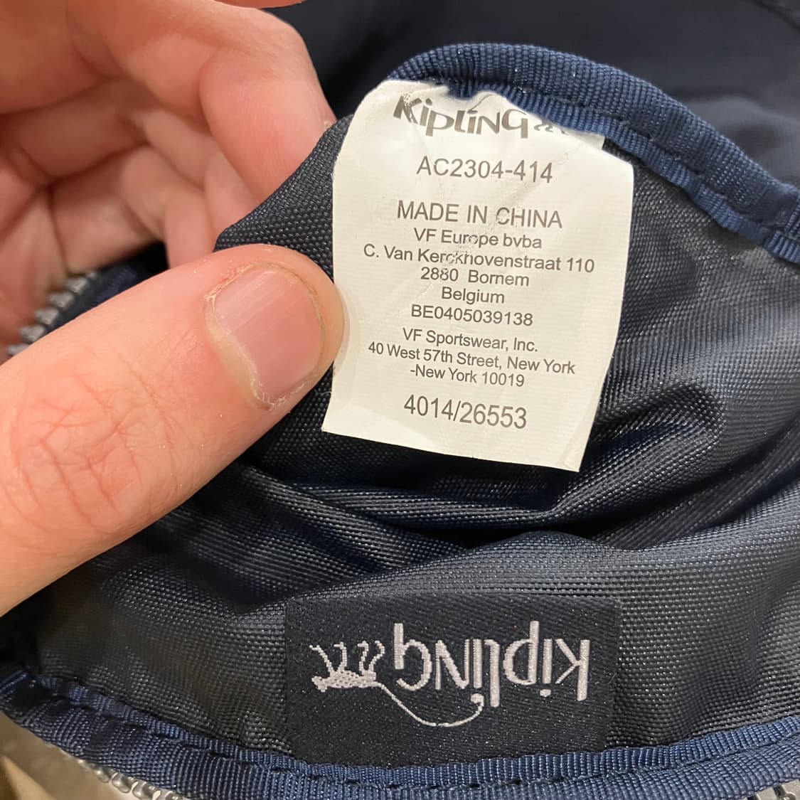 724 키플링 미니백 크로스백 네이비 상품이미지5