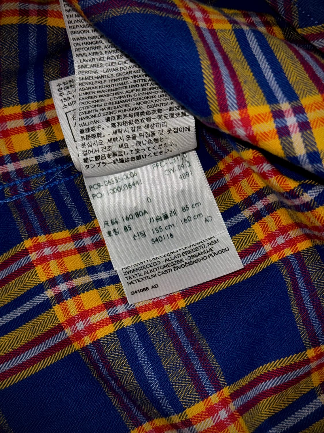 MADE & CRAFTED LEVIS 웨스턴 체크 셔츠 상품이미지8