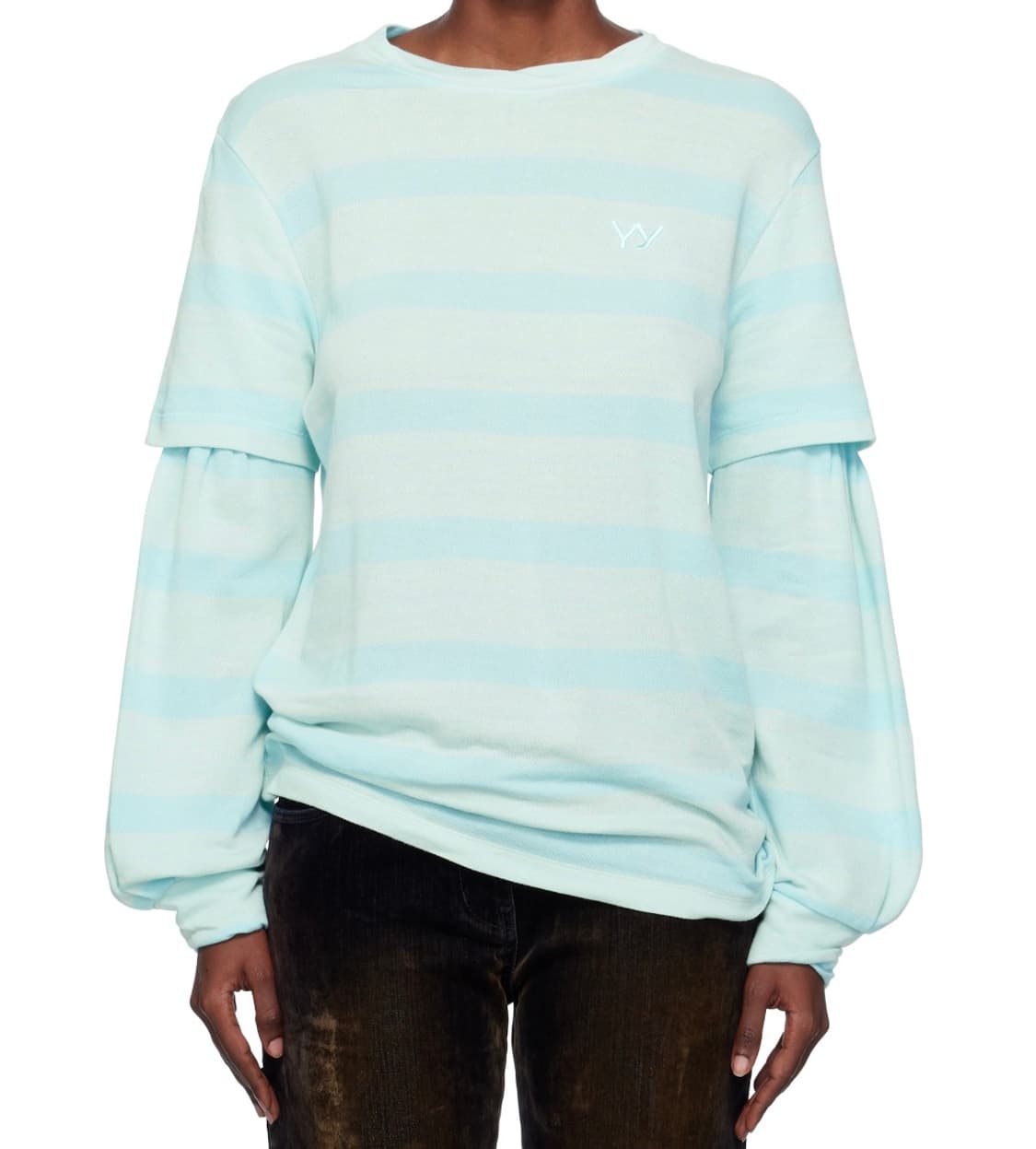 Open yy 스트라이프 티셔츠 상품이미지2