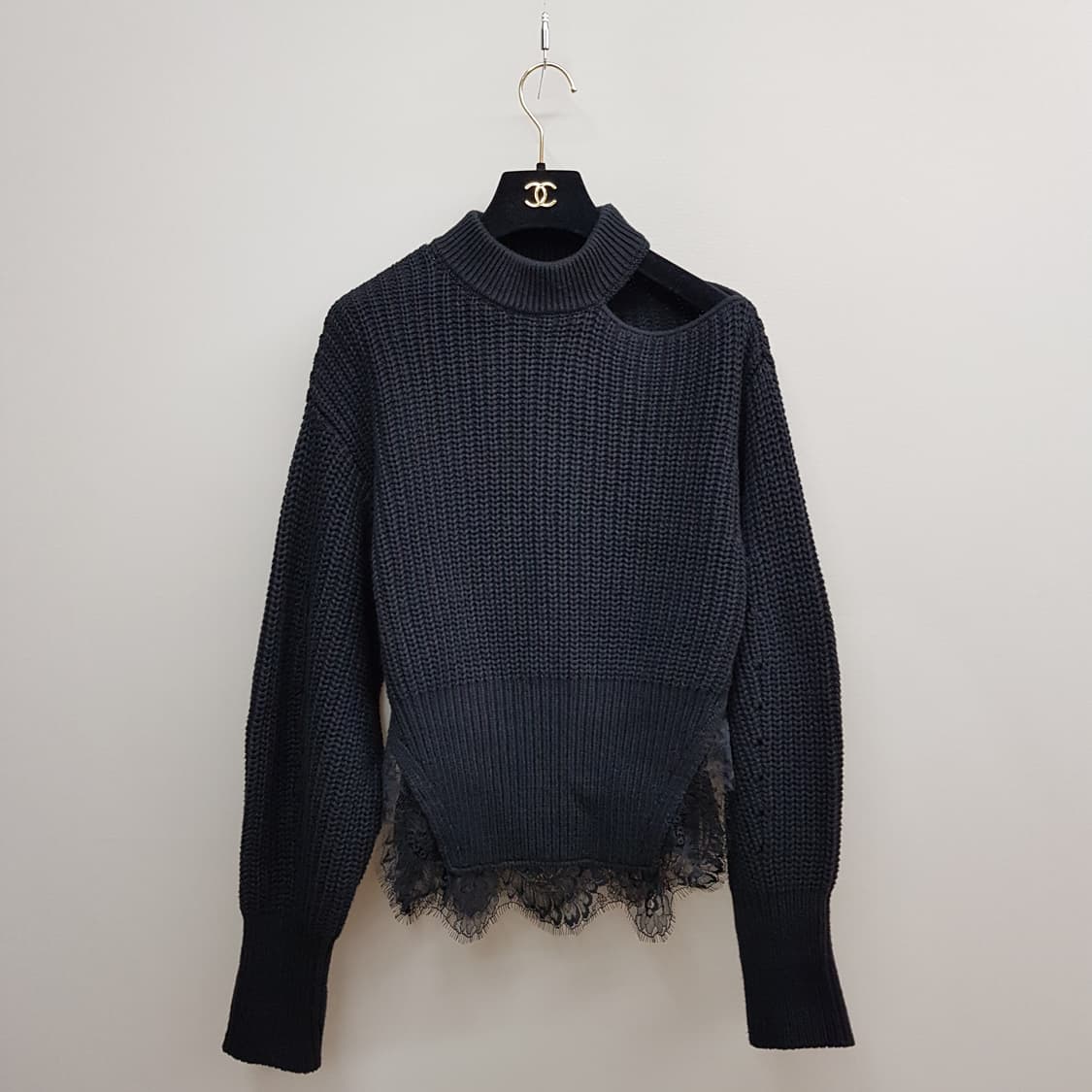 셀프포트레이트 레이스 디테일 니트 S사이즈 상품이미지1