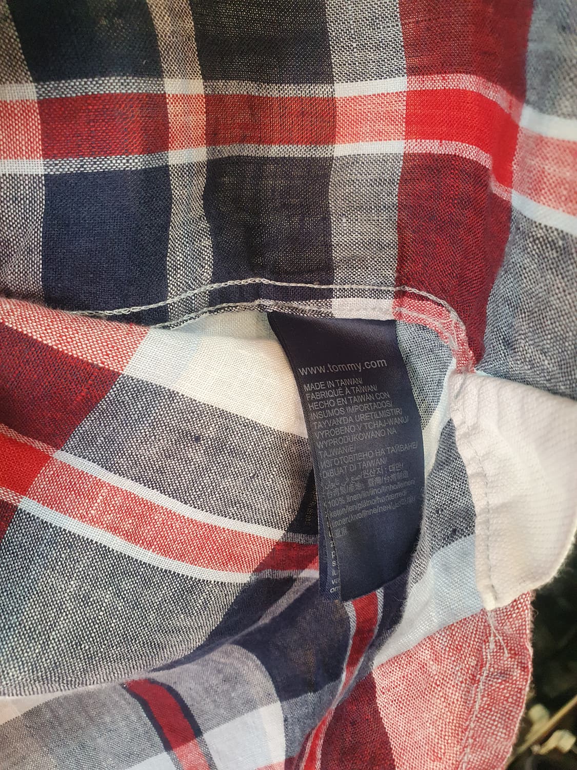 타미힐피거 체크셔츠 상품이미지5